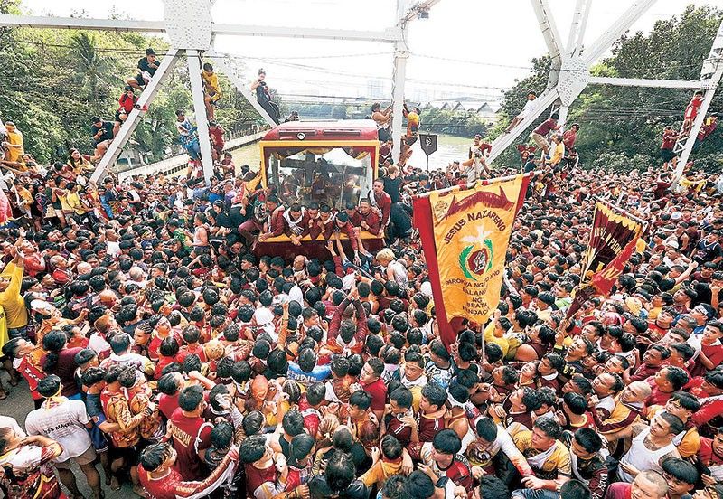 Devotees pray for good health, peace in Nazarene procession