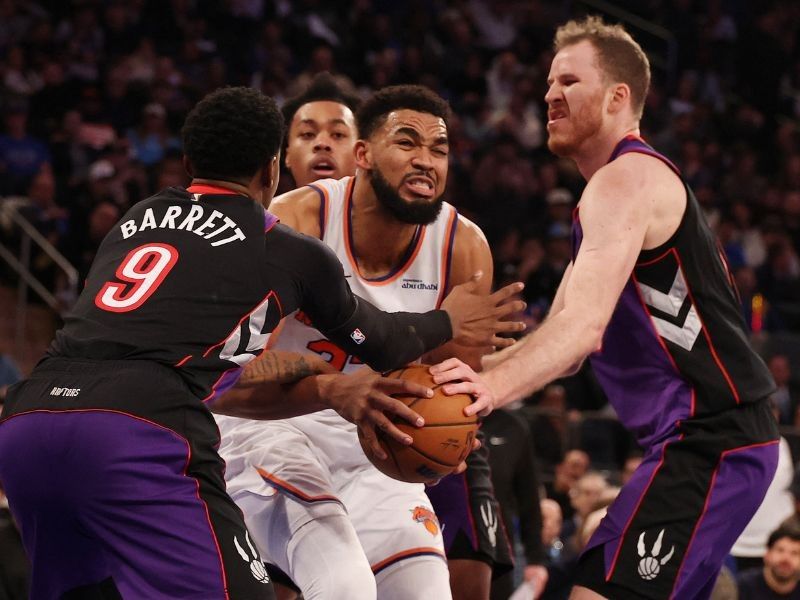 Towns impresses in front of Ewing as Knicks slay Raptors