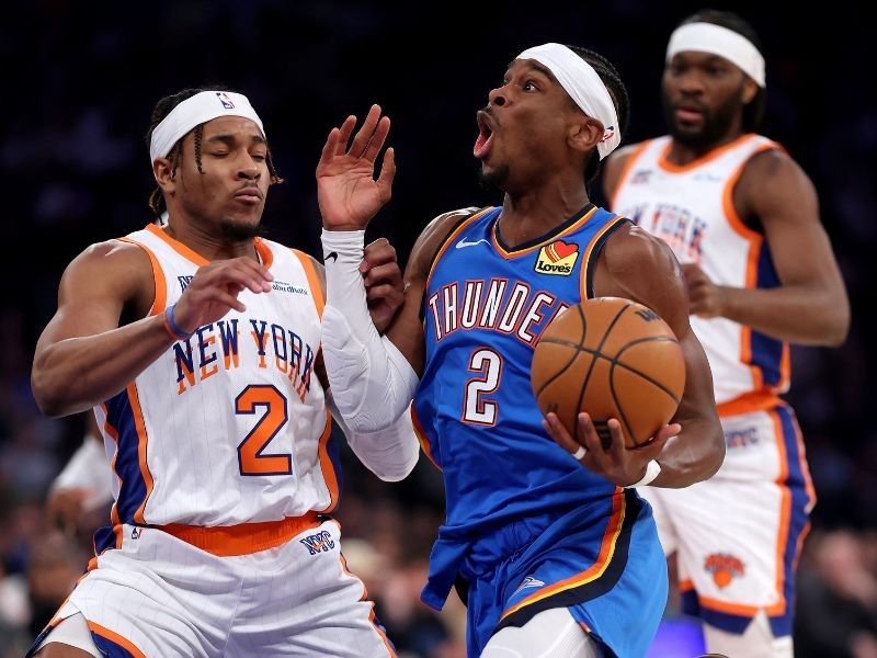 Shai sparks Thunder in Knicks rout, Kings stun Celtics