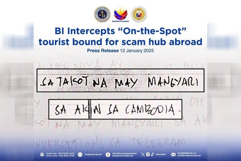 Lalaking magtatrabaho sa scam hub naharang sa NAIA