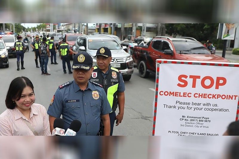 Gun ban sa Calabarzon larga na, checkpoints hinigpitan