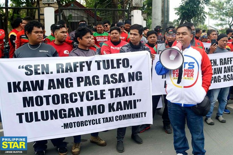 Senado kinalampag sa legalisasyon ng motorcycle taxis