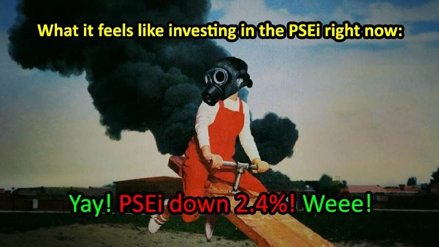 PSEi falls by 2.4% in one day