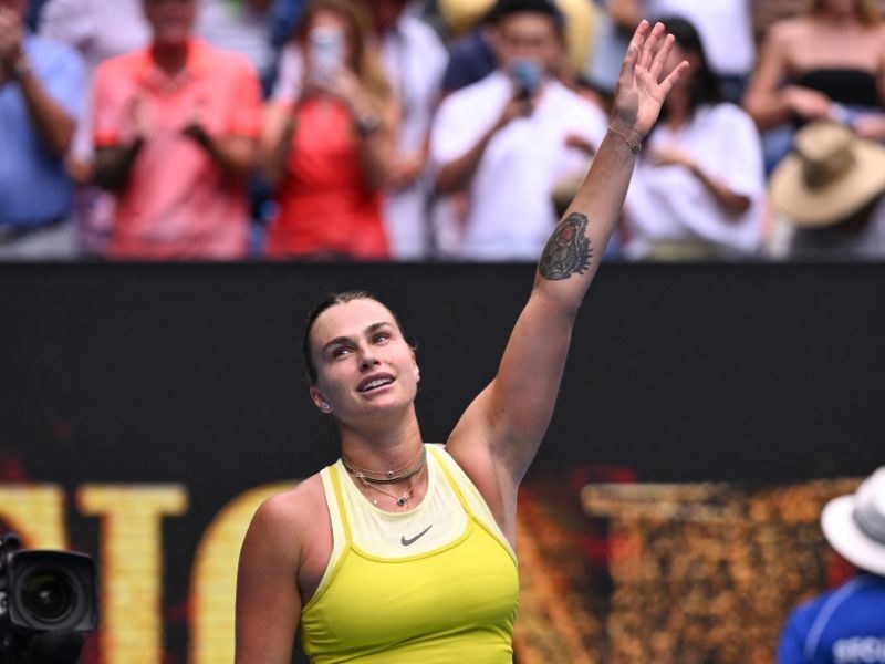 Shaky Sabalenka overcomes serve struggles to stay alive in Melbourne