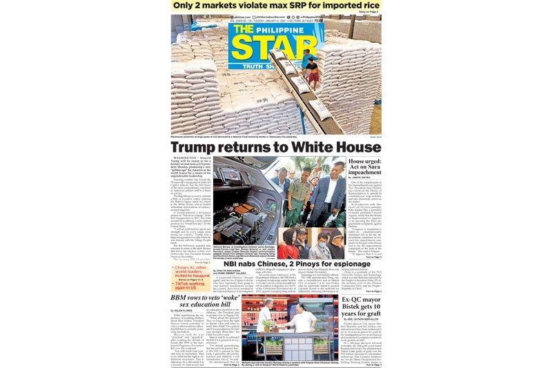 The STAR Cover (January 21, 2025)