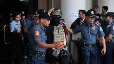 PNP to file raps vs individuals who harbored Quiboloy Fugitive and doomsday preacher Apollo Quiboloy, who is facing human trafficking charges, arrives at the Pasig Regional Trial Court for an arraignment on September 13, 2024. 