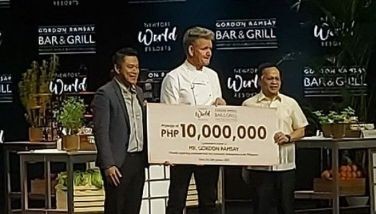 Gordon Ramsay, Newport World Resorts pledge P10M for food security in the Philippines