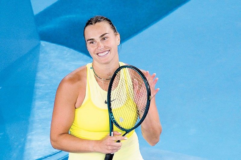 Sabalenka closes in on AO three-peat