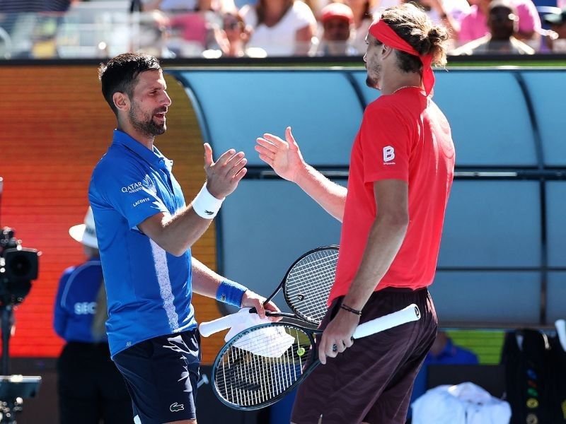 Djokovic retires hurt to send Zverev into Australian Open final