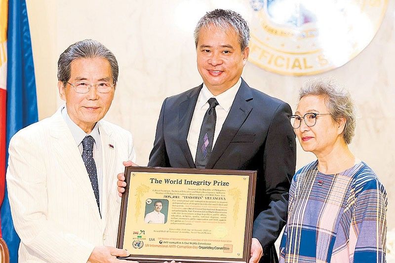 Villanueva lauded by Korean anti-corruption watchdog