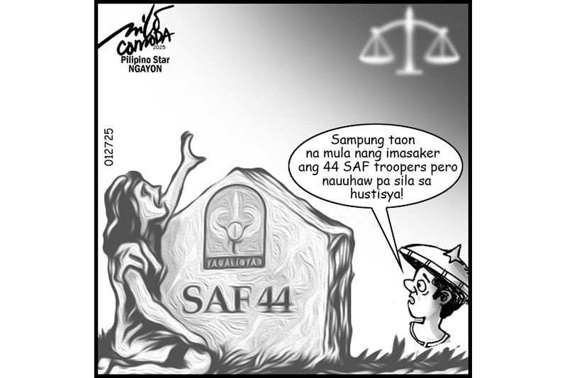 EDITORYAL - Makalipas ang 10 taon, hustisya, mailap sa SAF 44