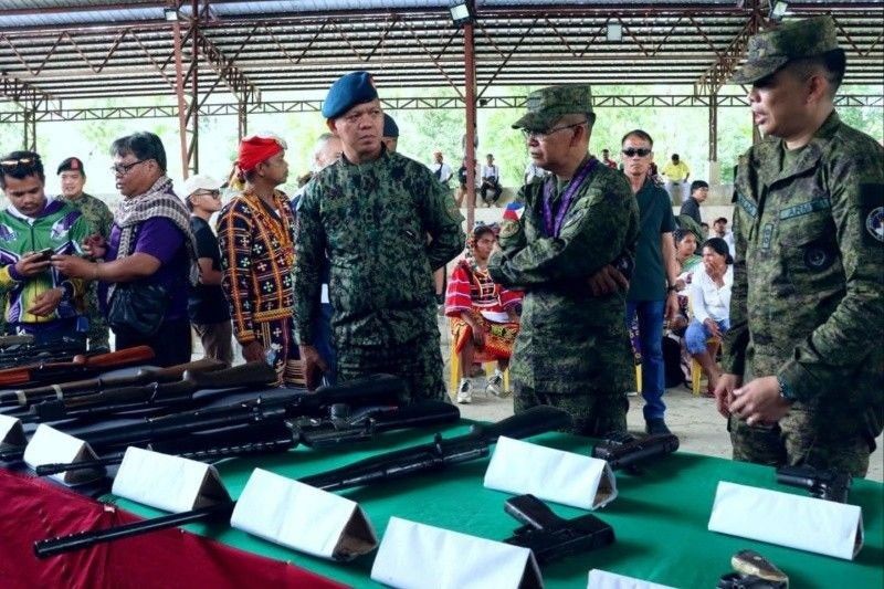 87 NPA members surrender in Bukidnon