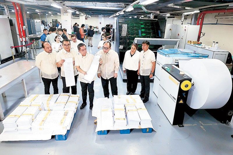 Ballot printing on; Comelec partially terminates contract with Miru