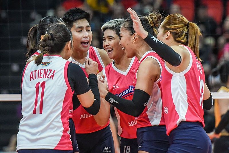 Creamline stakes perfect slate