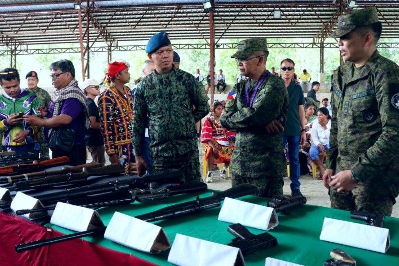 87 more NPA members surrender in Bukidnon