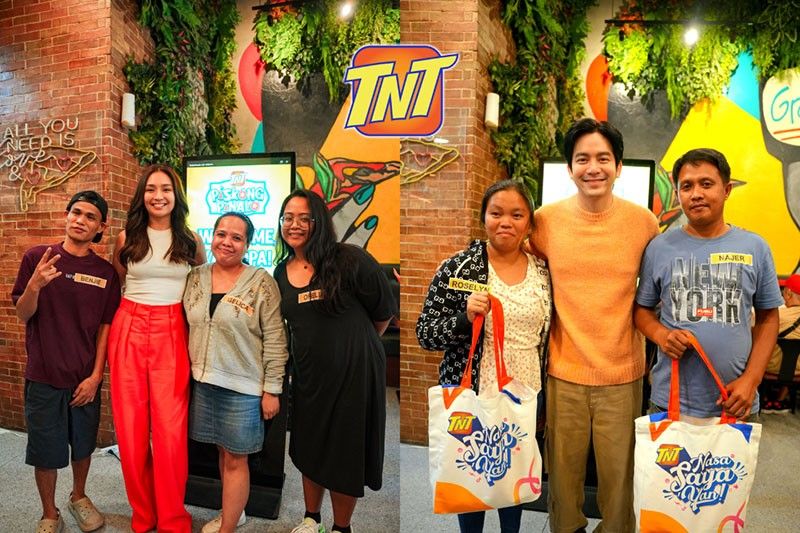 TNT brings âsayaâ to lucky subscribers in a special meet-and-greet with Kathryn Bernardo and Joshua Garcia