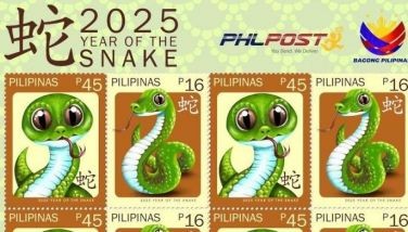 PhilPost launches &lsquo;cartoon&rsquo; Year of the Snake stamps