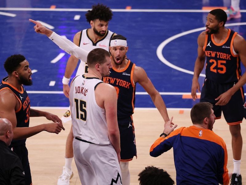 Knicks ground Jokic, pound Nuggets