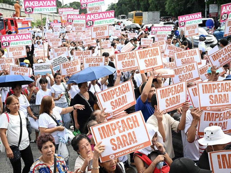 Mass protests demand urgent action on VP Sara's impeachment complaints |  Philstar.com