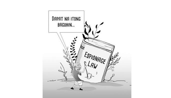 EDITORYAL - Mga espiya, patawan nang mabigat na parusa
