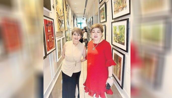 Artistic duo Grace Coronel Agbayani and Munte del Rosario