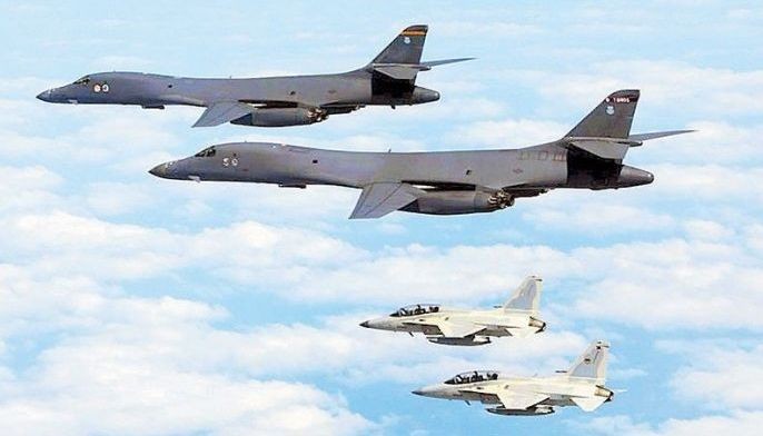Philippines jets, US bombers jointly patrol Panatag