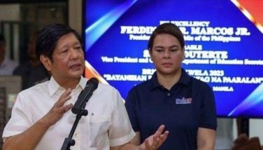 Trust ratings nina Marcos at VP Sara, bumaba - survey