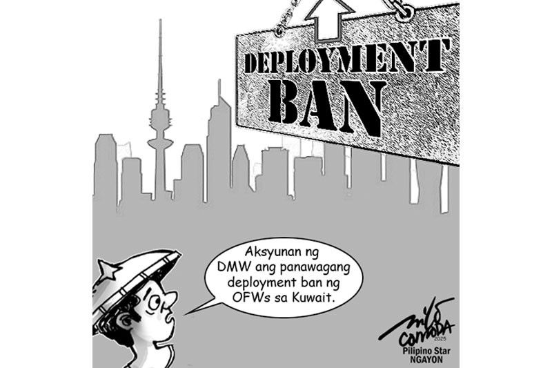 EDITORYAL â�� Deployment ban sa Kuwait, ano na DMW?