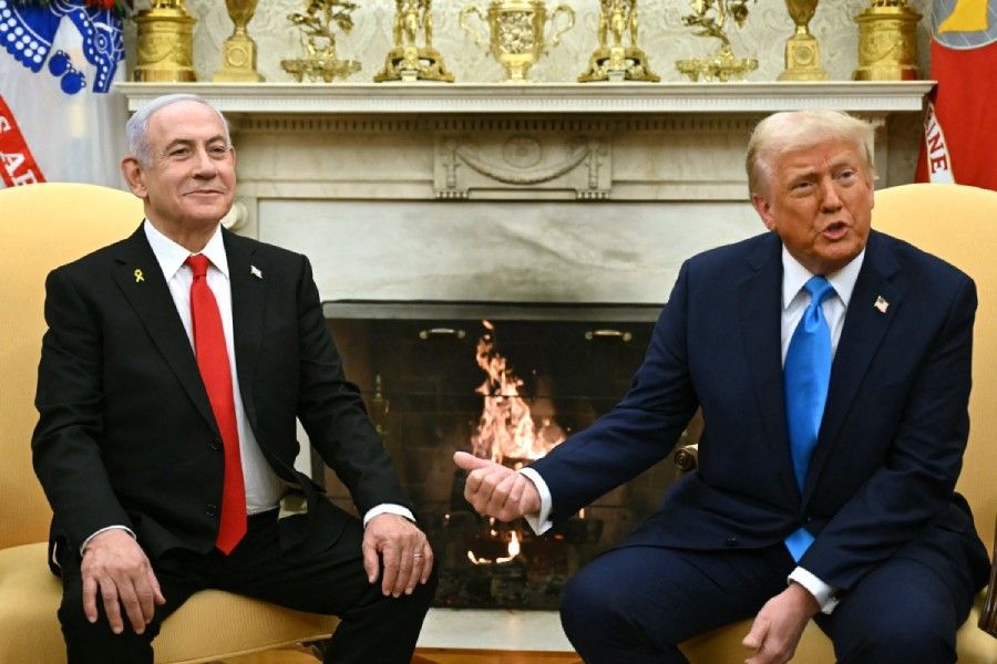 Trump says US will 'take over' Gaza as he welcomes Netanyahu