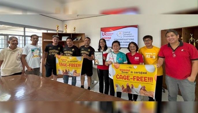 Robina Farms earns animal welfare seal for AKF Cage-Free standards compliance
