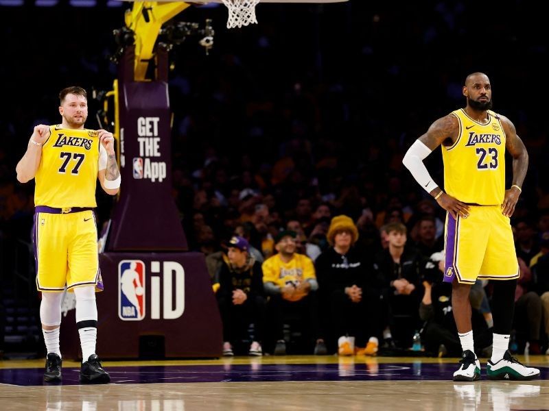 Doncic energizes LeBron as NBA homestretch begins