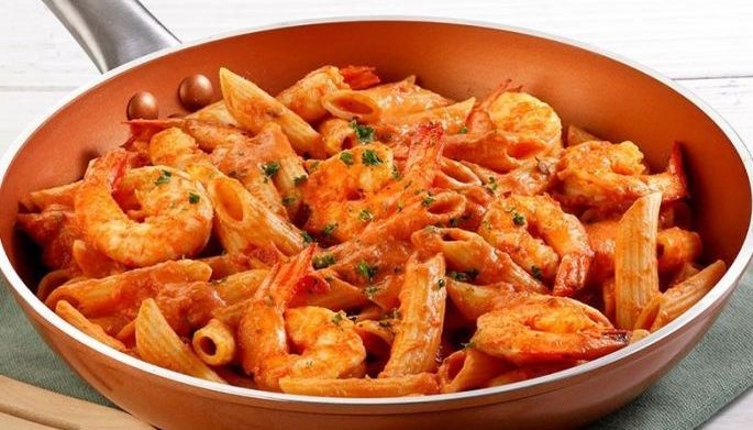 Recipe: Creamy Shrimp Pasta