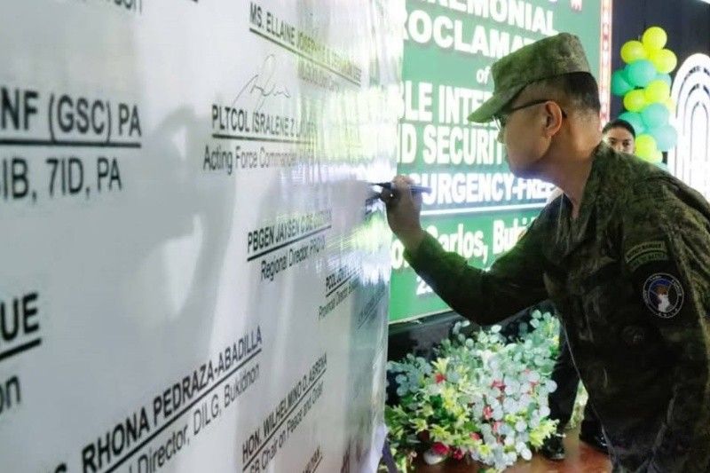 NPA bastion in Bukidnon now 'insurgency-free'