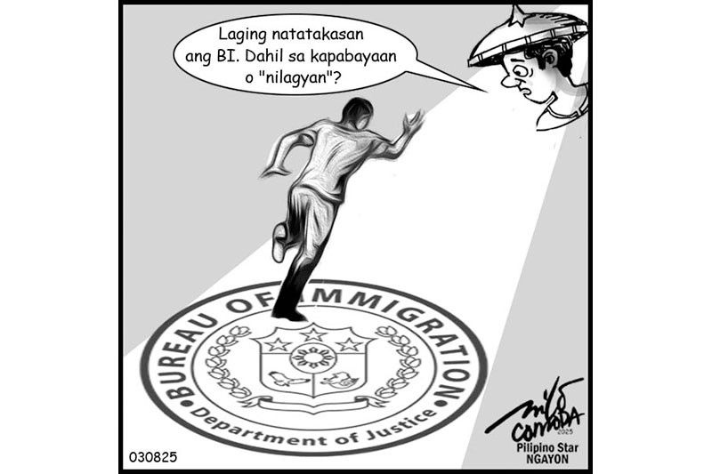 EDITORYAL - Talamak na korapsiyon sa Bureau of Immigration