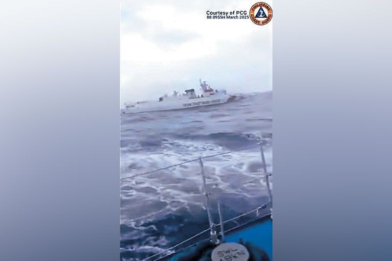 Philippine vessel blocks China ship off Zambales