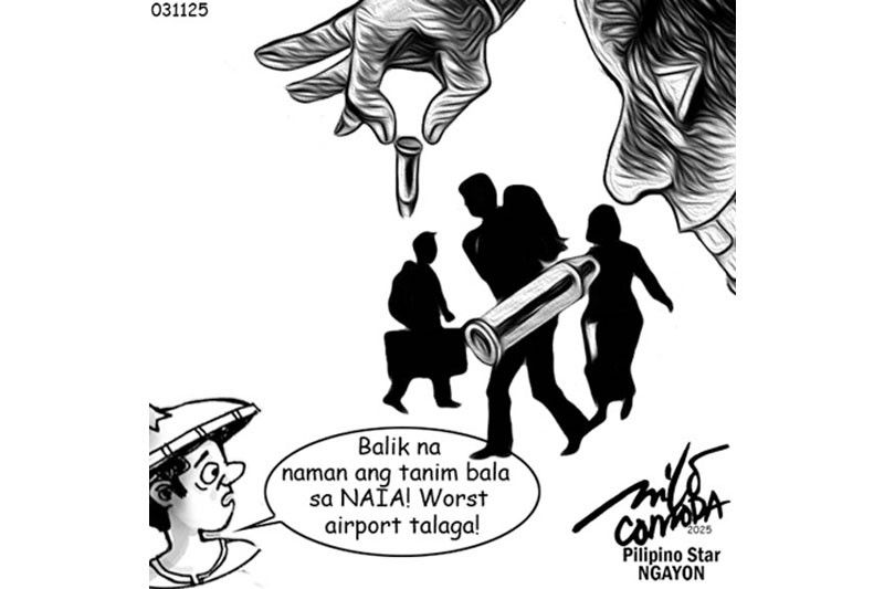 EDITORIAL - Tanim-bala, back at NAIA