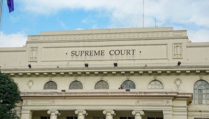 The main building of the Philippine Supreme Court in Manila as taken on Dec. 13, 2024. 