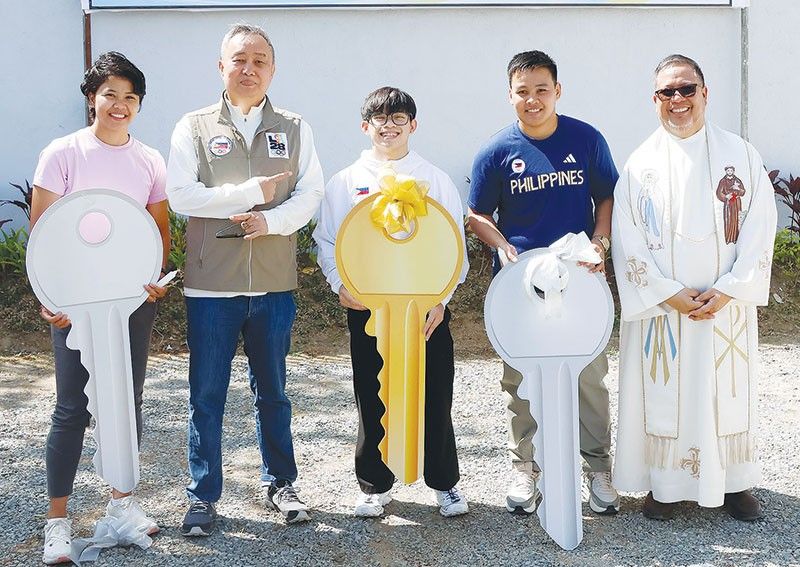 House and lot ng Paris medalists sa Tagaytay ibinigay na