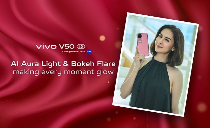 Snap stunning shots like Marian Rivera with vivo V50 â bokeh flare included!