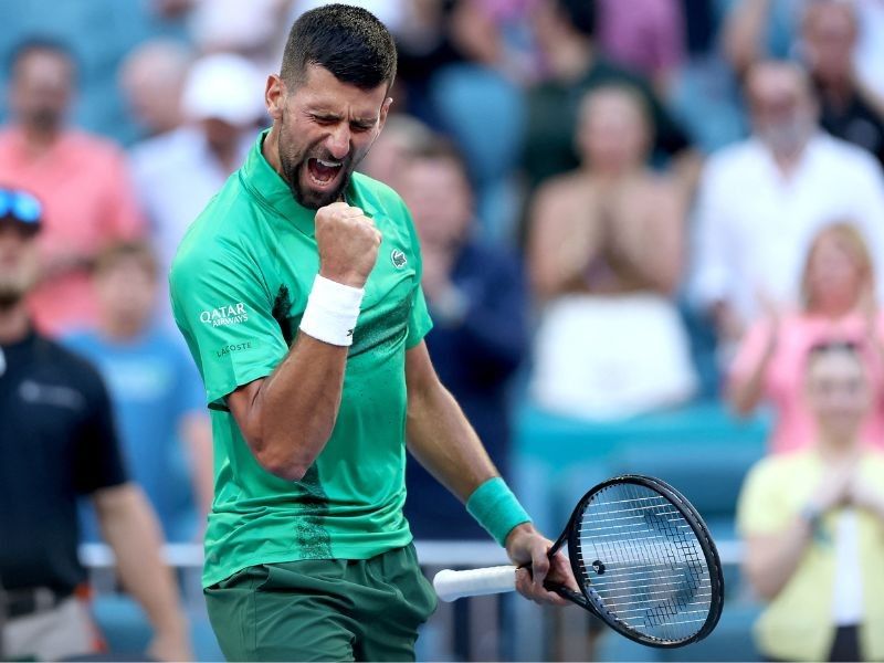 Djokovic becomes oldest Masters semifinalist in Miami