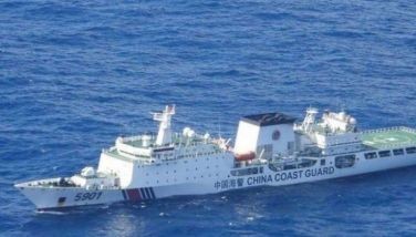 PCG confronts Chinese vessel near Zambales