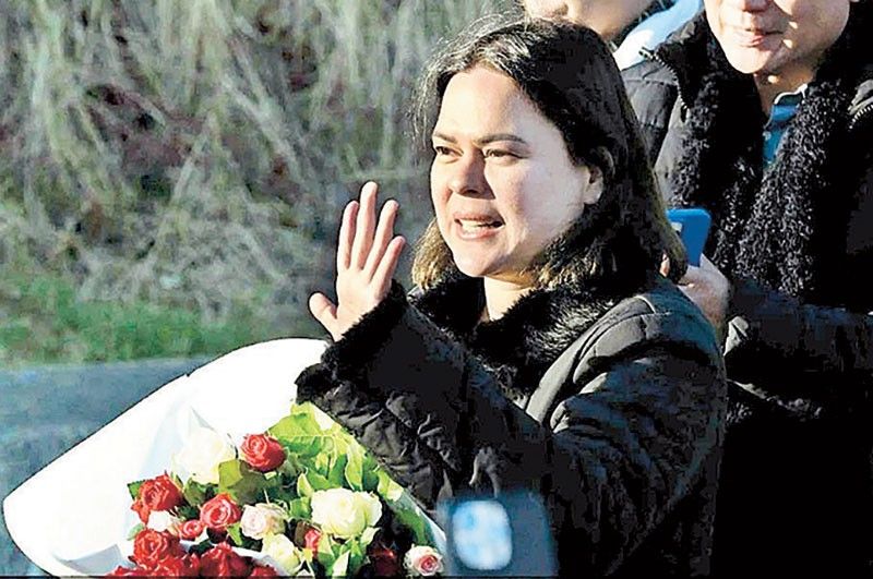 Sara back in Philippines, set to address ICC developments
