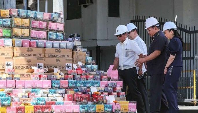 Marcos leads destruction of P3.3 billion vapes