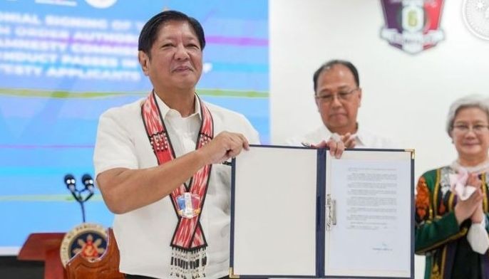 President Marcos grants safe conduct passes to amnesty applicants