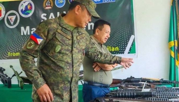 Army collects 61 more unlicensed combat weapons in Basilan