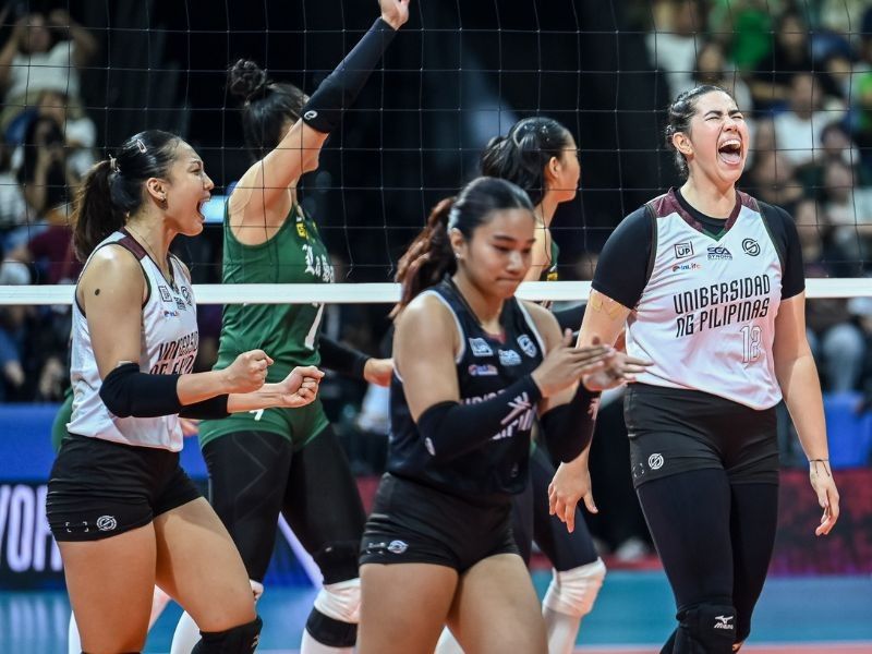 Maroons outlast Lady Spikers to stay in semis race | Philstar.com