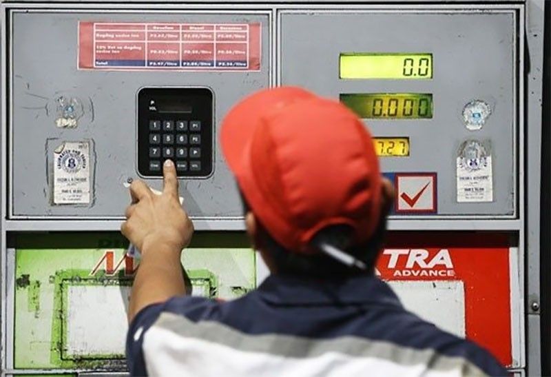 Gasoline prices down by P3.60/liter