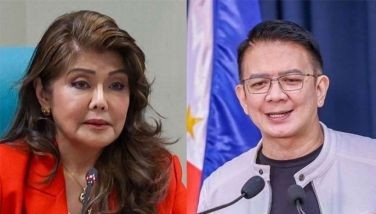 Sen. Imee Marcos and Senate President Francis Escudero
