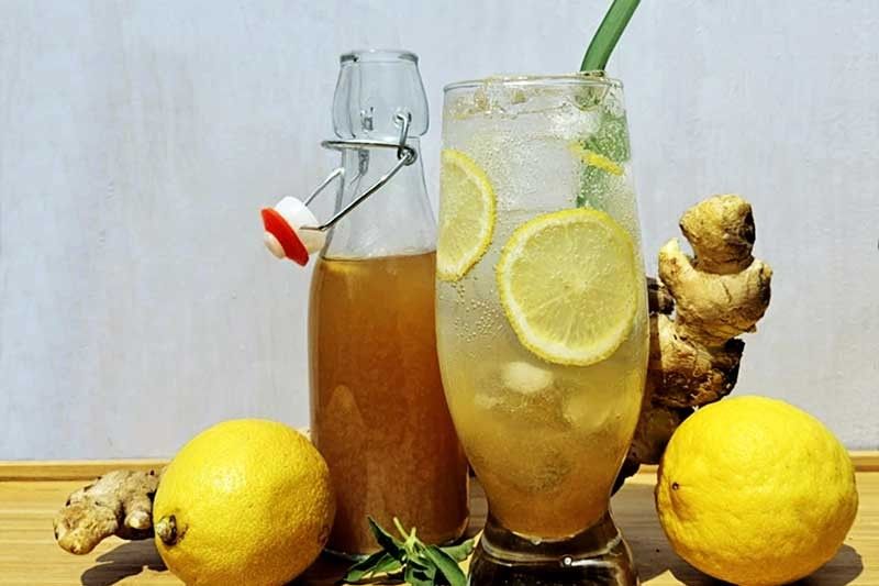 Recipe: Homemade Ginger Lemon Soda Pop