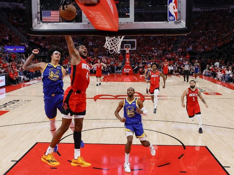 Green erupts for 38 points as Rockets equalize vs Warriors